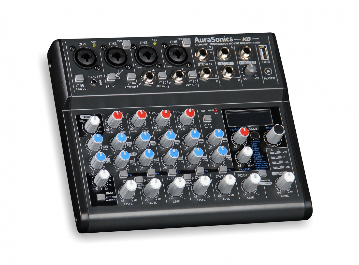 AuraSonics K8 компактный микшерный пульт в Вологодской области