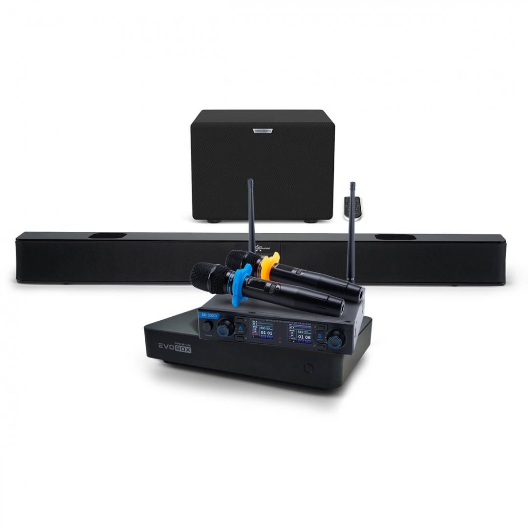 Hi-End караоке-система EVOBOX Premium + EvoSoundBar (саундбар с караоке) в Вологодской области