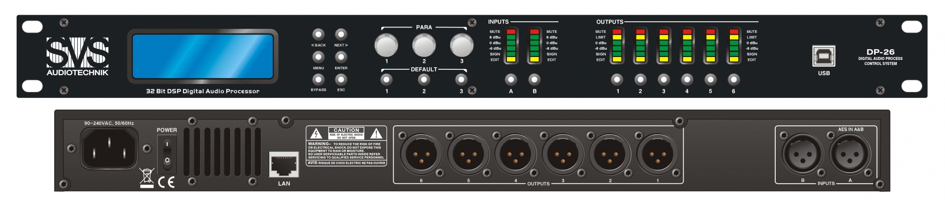 SVS Audiotechnik DP-26 Цифровой процессор: 2 входа 6 выходов в Вологодской области