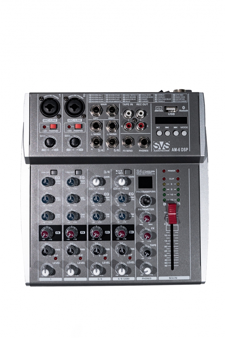 SVS Audiotechnik mixers AM-6 DSP Микшерный пульт аналоговый, 6-канальный SVS Audiotechnik mixers в Вологодской области